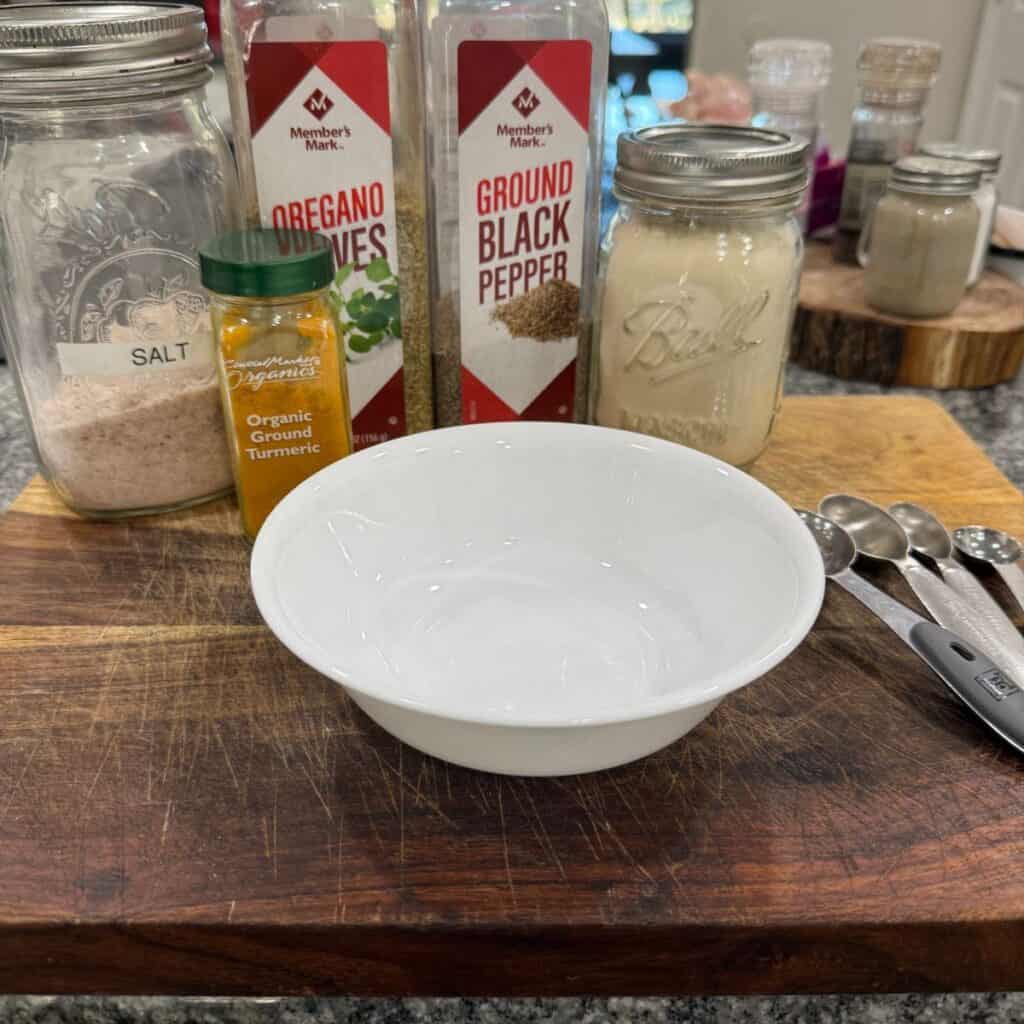 Adobo Seasoning Ingredient Shot