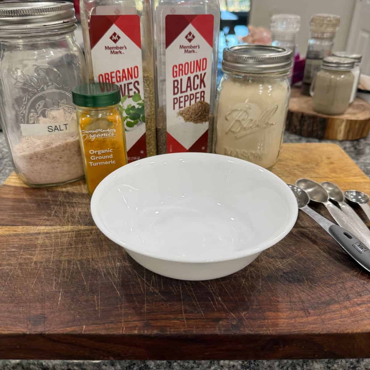 Adobo Seasoning Ingredient Shot