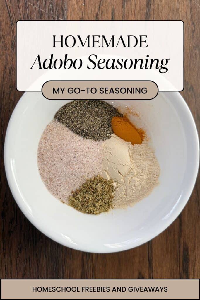 Homemade Adobo Seasoning Recipe Pin